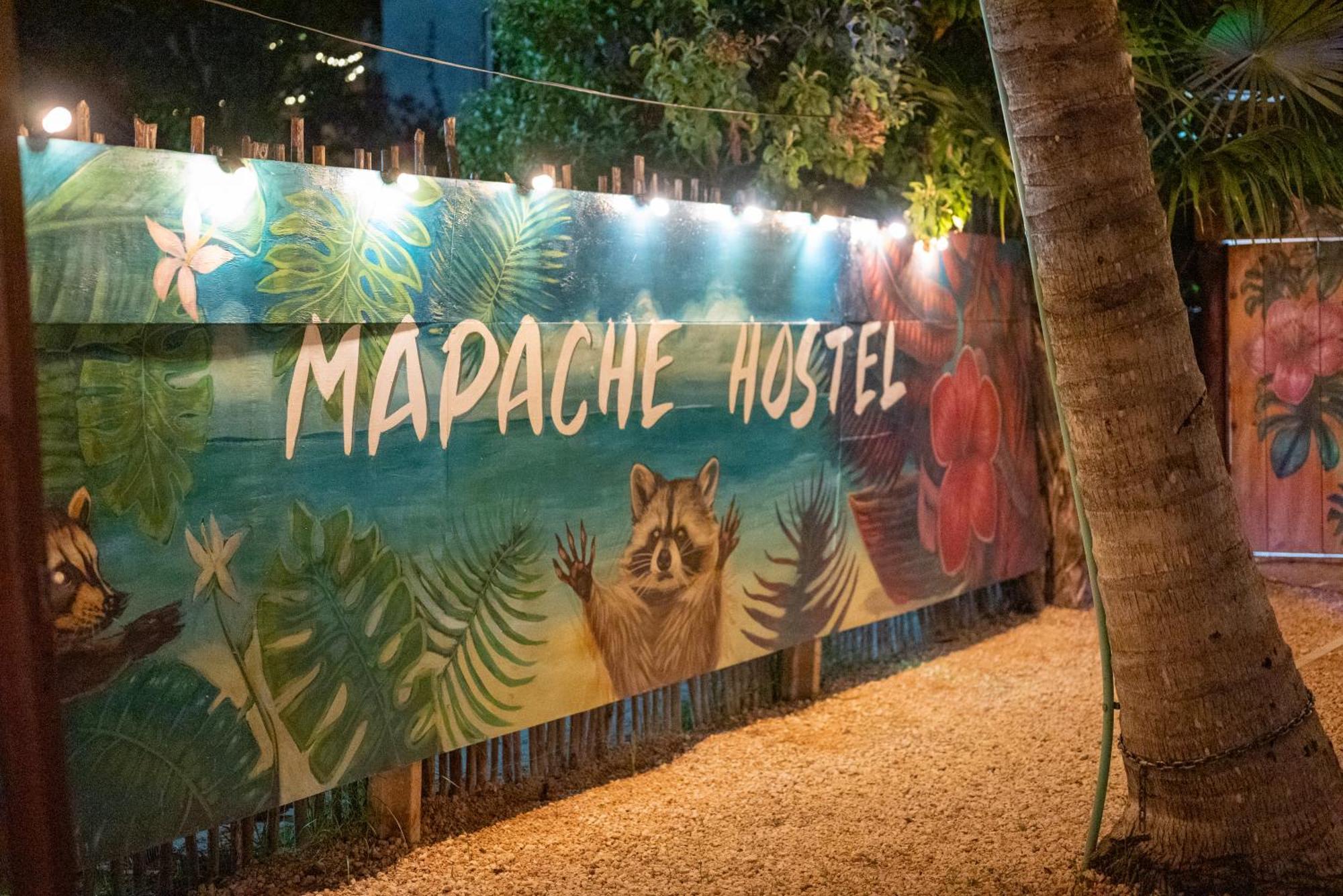 Mapache Hostel & Camping Isla Holbox Bagian luar foto