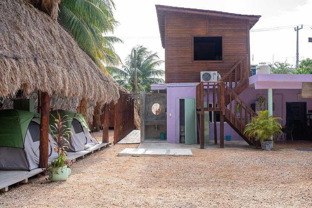 Mapache Hostel & Camping Isla Holbox Bagian luar foto