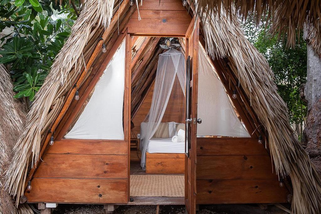 Mapache Hostel & Camping Isla Holbox Bagian luar foto