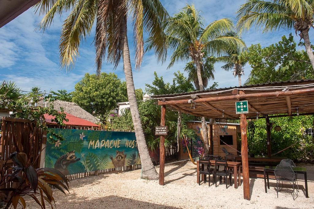 Mapache Hostel & Camping Isla Holbox Bagian luar foto